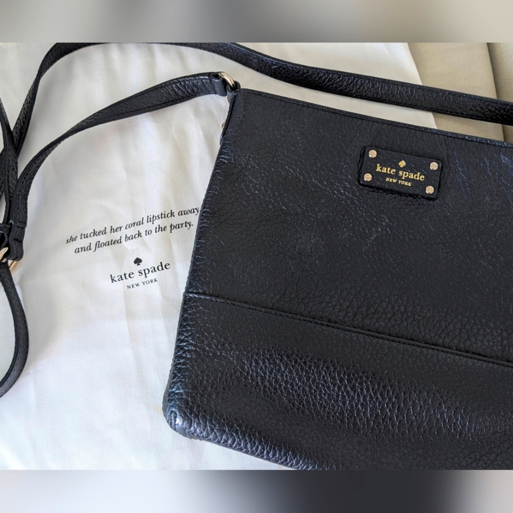 Kate Spade Southport Avenue Cora Crossbody – Black (WKRU1769)